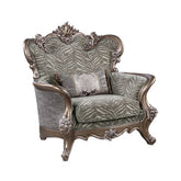 Elozzol Fabric & Antique Bronze Finish Sofa Model LV00301 By ACME Furniture